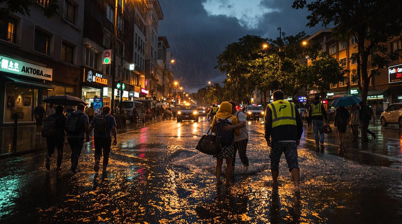 某城市突发暴雨导致多处积水,市民互助画面感人至深 - 曝黑料 某城市突发暴雨导致多处积水,市民互助画面感人至深